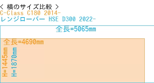 #C-Class C180 2014- + レンジローバー HSE D300 2022-